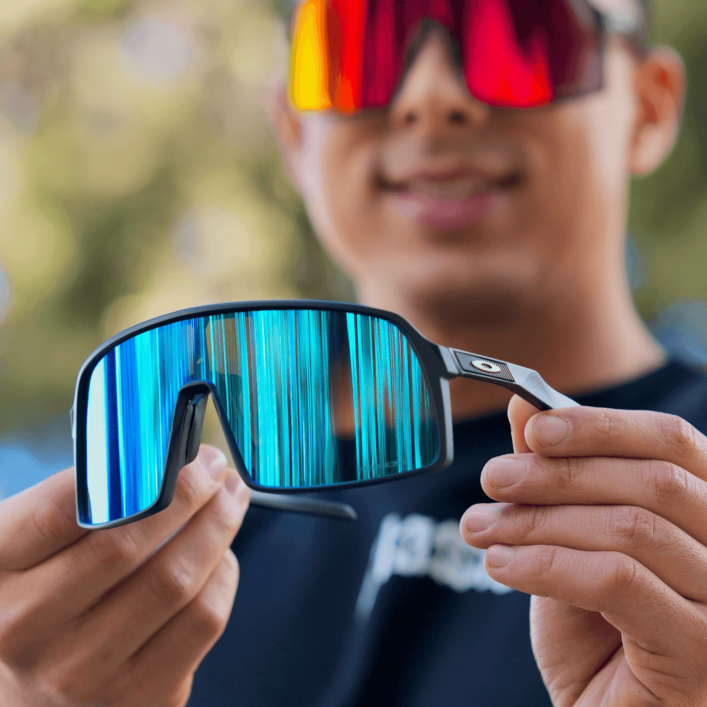 OAKLEY SUTRO NEGRA - VISOR AZUL