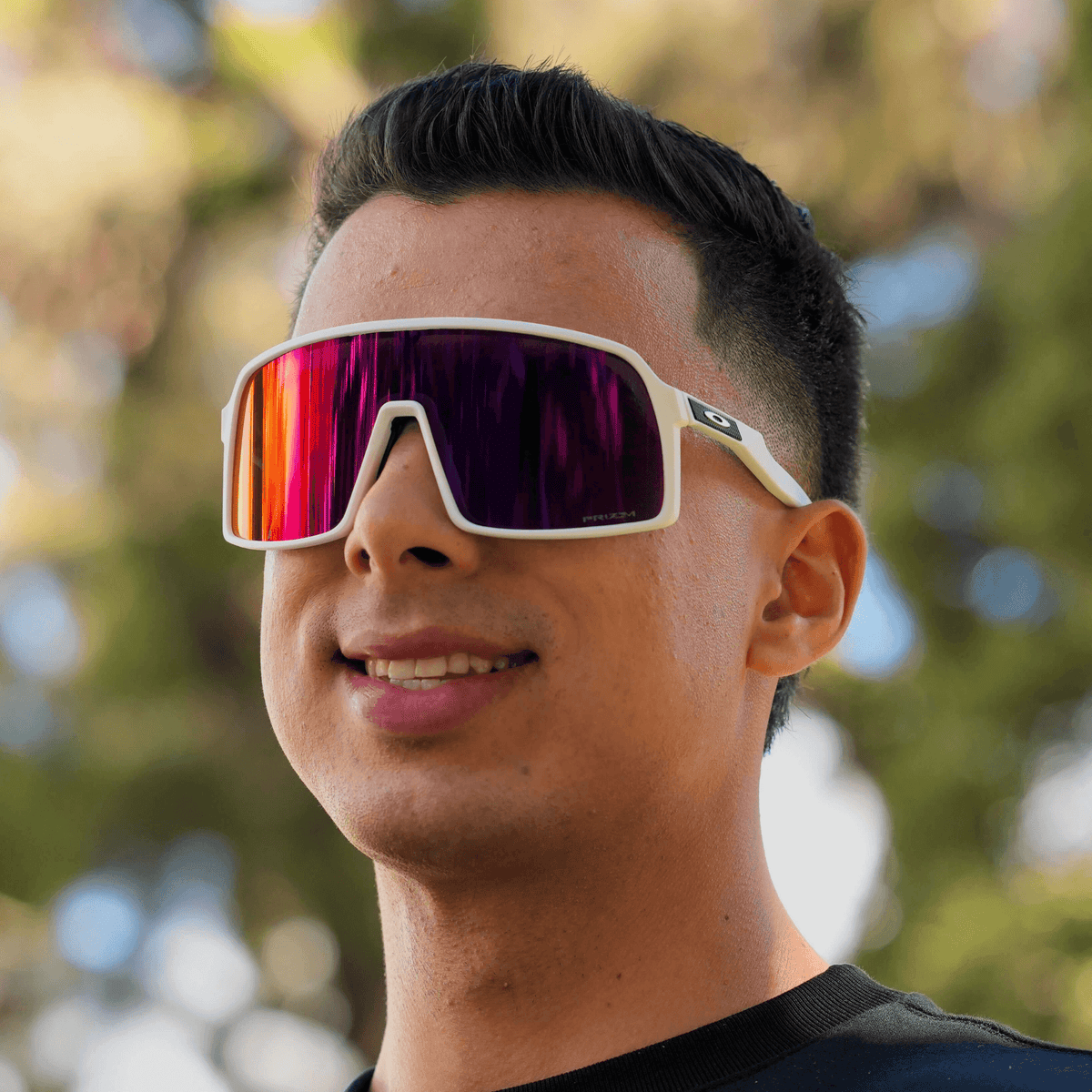 OAKLEY SUTRO BLANCA - VISOR ROJO
