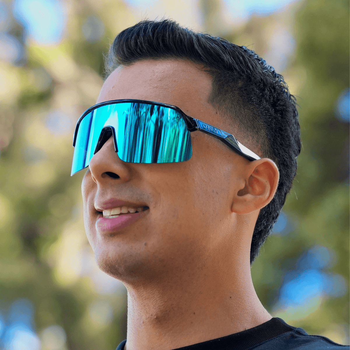 OAKLEY SUTRO LITE NEGRA - VISOR AZUL