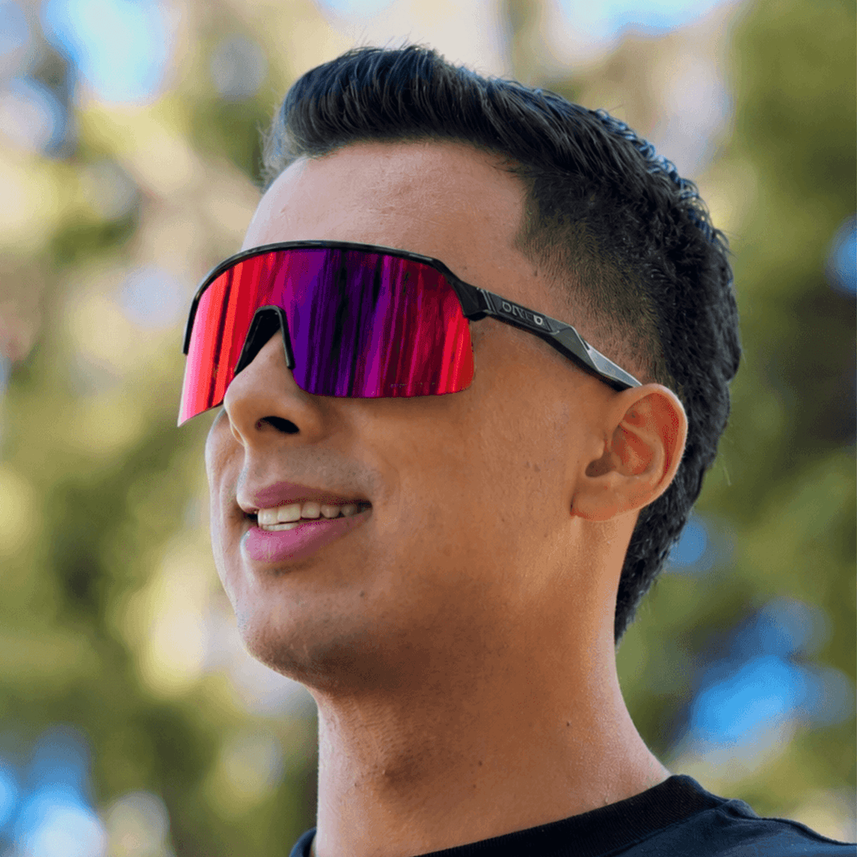 OAKLEY SUTRO LITE NEGRA - VISOR ROJO