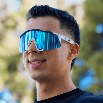 100% SPEEDCRAFT BLANCA - VISOR AZUL