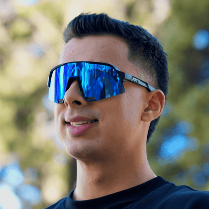 100% S3 NEGRA- VISOR AZUL