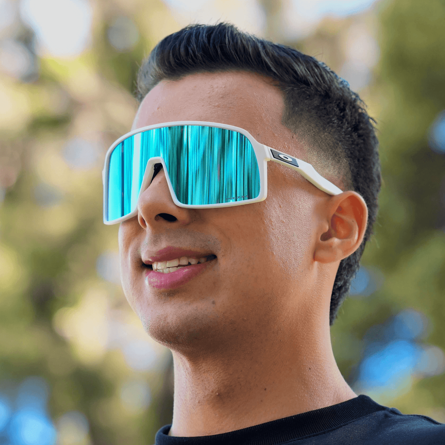 OAKLEY SUTRO BLANCA - VISOR AZUL AQUA