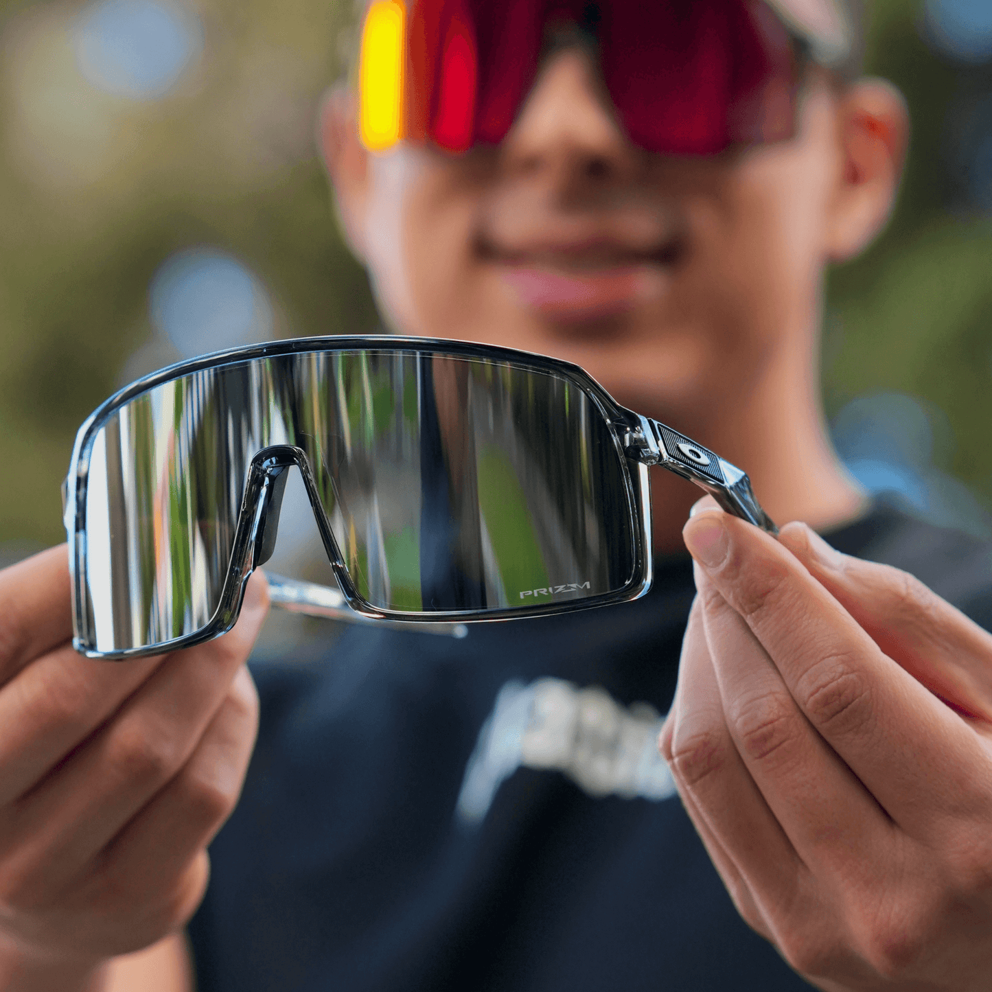 OAKLEY SUTRO PLATEADA - VISOR PLATEADO